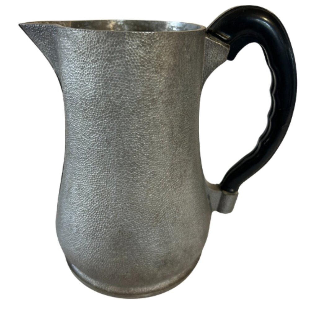 Guardian Service Cast Aluminum Pitcher, Hammered Texture Surface, 2qt